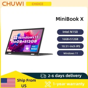 CHUWI Touch Screen Laptop MiniBook X 2-in-1